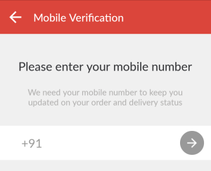 peppertap verify your mobile number