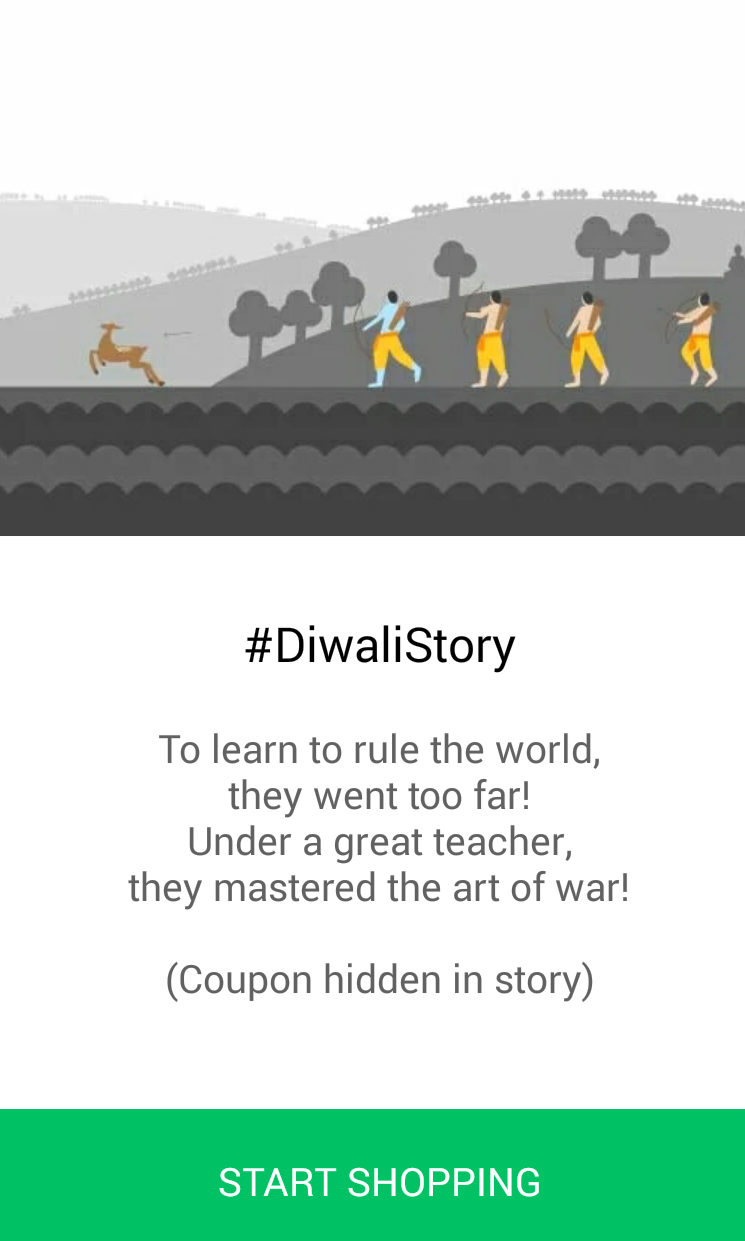 peppertap coupon diwali story