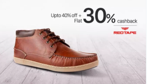 paytm red tape shoes