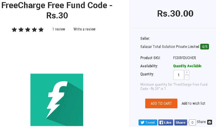 freecharge freefund code new user
