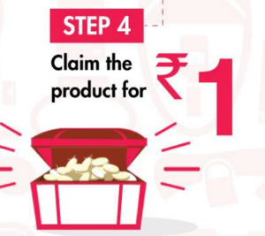 amazon app treasure hunt 10 AM 10th March claim product for Re 1