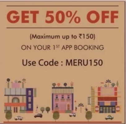 meru cab first ride free promo code
