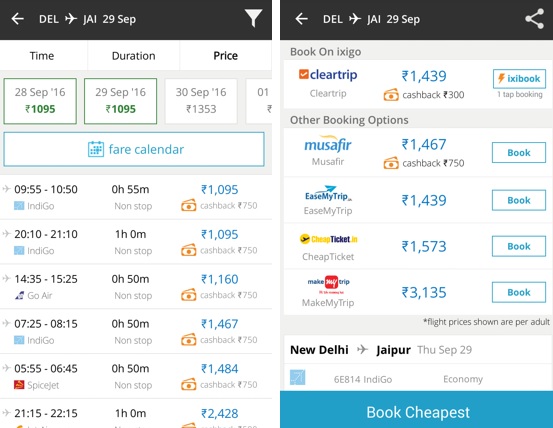 ixigo new user offer 750