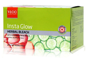 insta bleach vlcc herbal glow rs