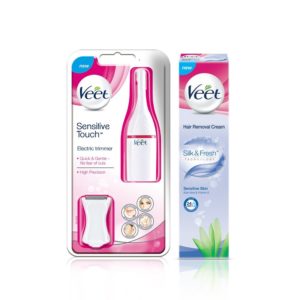 Amazon - Buy Veet Sensitive Touch Electric Trimmer, and Veet Hair Removal Cream Sensitive Skin 100g at Rs 850 (AP Balance) Amazon - Buy Veet Sensitive Touch Electric Trimmer, and Veet Hair Removal Cream Sensitive Skin 100g at Rs 850 (AP Balance)