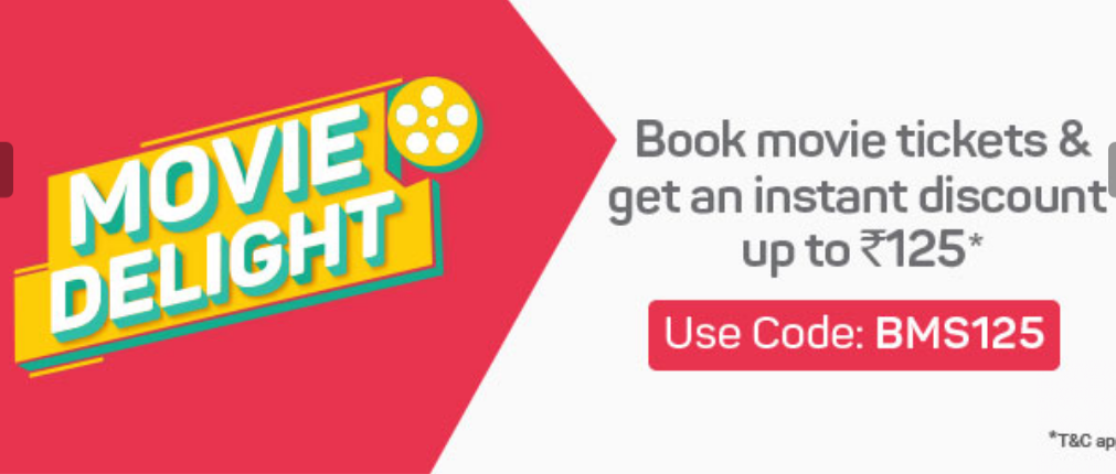 BookMyShow Get 50 Instant Discount on Movie Tickets