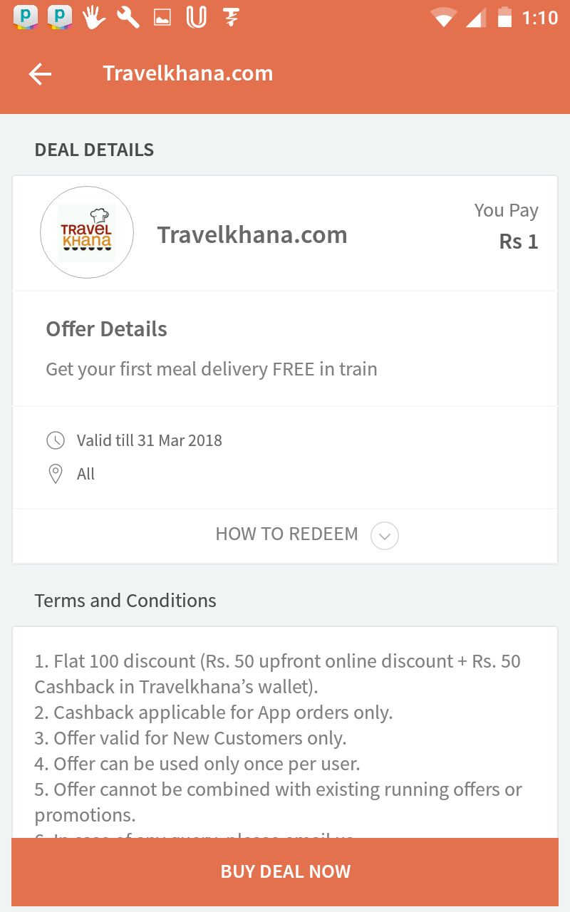 travelkhana promo code new user