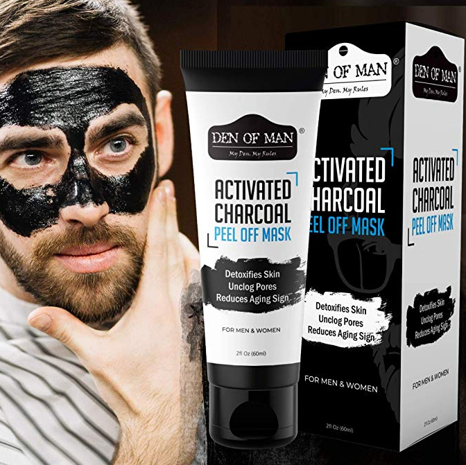 Amazon - Buy Den of Man Detoxifying Activated Charcoal Peel Off Mask