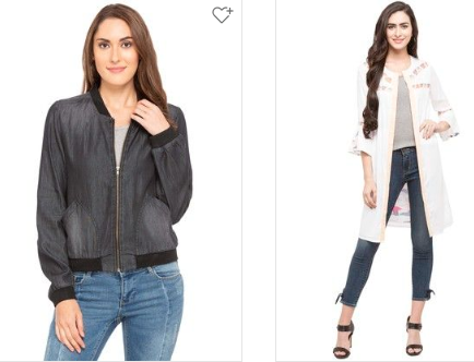 shoppers stop ladies jackets