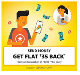 amazon scan upi and get rs 35 cashback