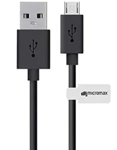 Micromax Data Cable 3.2 Feet 1 Meter Black at Rs.79