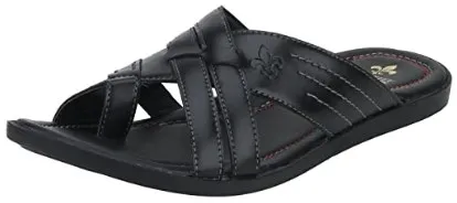 red tape black thong sandals