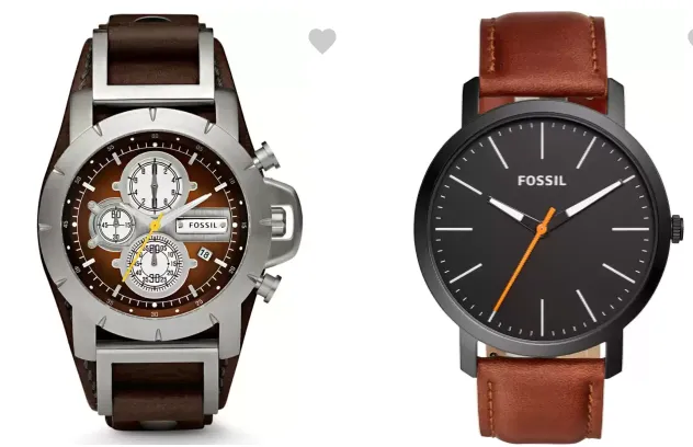 fossil armani exchange watches