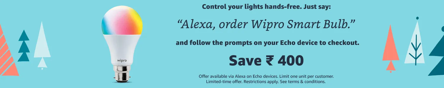 wipro smart bulb alexa