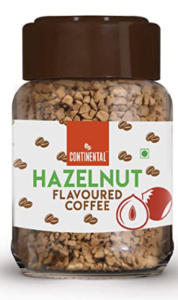 Continental Coffee Hazelnut Flavoured Freeze Dried Coffee 50g Jar