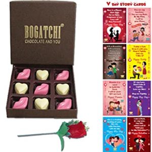 BOGATCHI Chocolate Hearts and Kisses Valentine Gifts Rs 193 amazon dealnloot