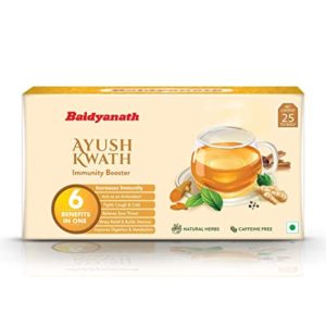 Baidyanath Ayush Kwath Tea 25 Bags Ayurvedic Rs 125 amazon dealnloot