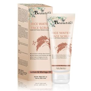 Beautilo Rice Water Face Scrub Enriched with Rs 94 amazon dealnloot