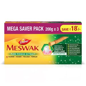 DABUR Meswak Complete Oral Care Toothpaste with Rs 199 amazon dealnloot