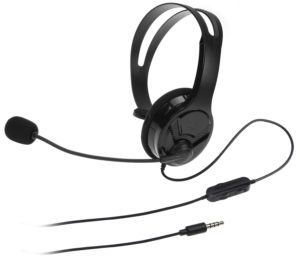 AmazonBasics Gaming Chat Wired Over-Ear Headset for PlayStation 4 with Microphone