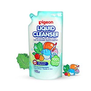Pigeon Liquid Cleanser Refill 650ml White Blue Rs 234 amazon dealnloot
