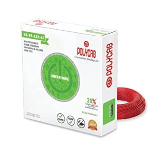Polycab Eco Friendly Green Wire Colour RED Rs 1044 amazon dealnloot