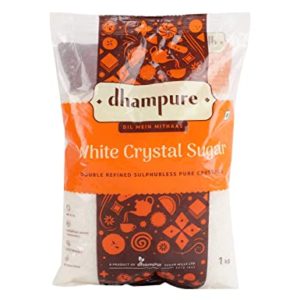 Dhampure White Crystal Sugar 1kg Rs 1 amazon dealnloot