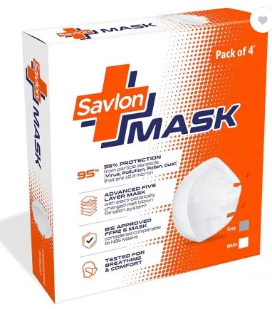 Savlon Mask - Pack of 4
