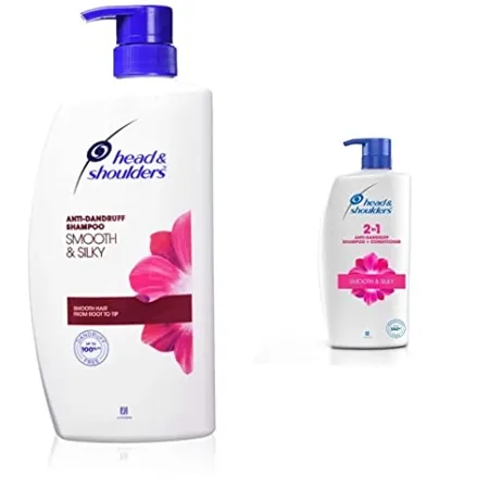 Head Shoulders Smooth and Silky Anti Dandruff Shampoo 1L Head Shoulders Anti Dandruff Shampoo Conditioner Smooth Silky 1 L