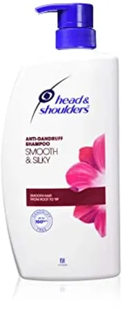 Head Shoulders Smooth and Silky Anti Dandruff Shampoo for Women Men 1 L