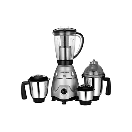Morphy Richards Icon Superb 750W Mixer Grinder, 4 Jars, Silver and Black