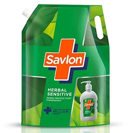 Savlon Herbal Sensitivel pH balanced Liquid Handwash Refill Pouch 1500ml Fresh 1 5 l Pack of 1 