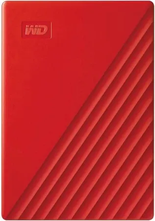 WD My Passport 4 TB External Hard Disk Drive HDD Red Black 