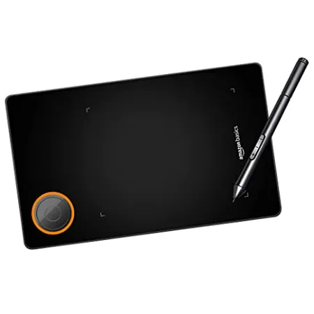 AmazonBasics Professional 5 1 X 3 5 inches Graphics Drawing Tablet 8192 Levels Digital Drawing Tablet with Pen Multifunctional Ultralight Graphic Tablet