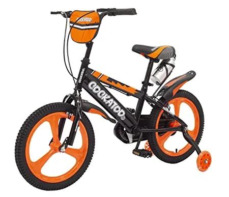 Cockatoo Premium Kids Edition CKC Series Kids Bicycle with Clipper Break DIY Installation 2 Year Warranty Orange 16T 4 6 Years 