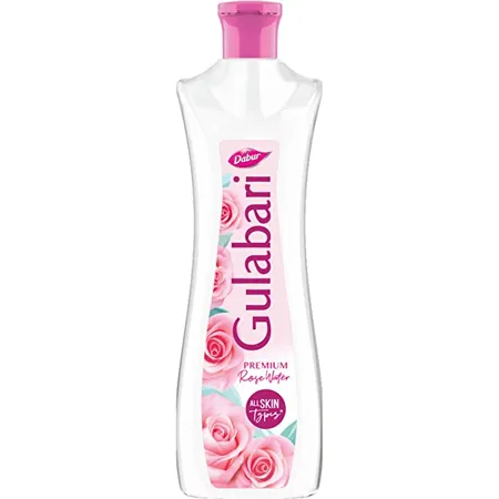 Dabur Gulabari Premium Natural Rose Water with Rose Oil Propylene Glycol Propyl Paraben Methyl Paraben Bronopol 400 ml