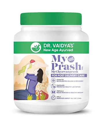 Dr Vaidya s MyPrash Chyawanprash for Post Delivery Care 500 g Sugarfree Post Pregnancy Recovery Lactation Boosts Immunity Energy in New Mothers Ayurvedic Natural Weight Management