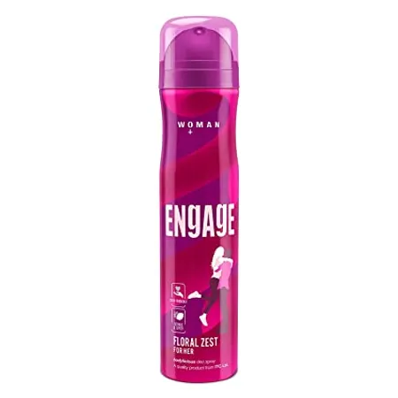 Engage Floral Zest Deodorant for Women Citrus and Floral Skin Friendly 150ml
