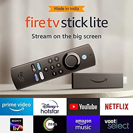 Fire TV Stick Lite with all new Alexa Voice Remote Lite no TV controls HD streaming device Now with App controls