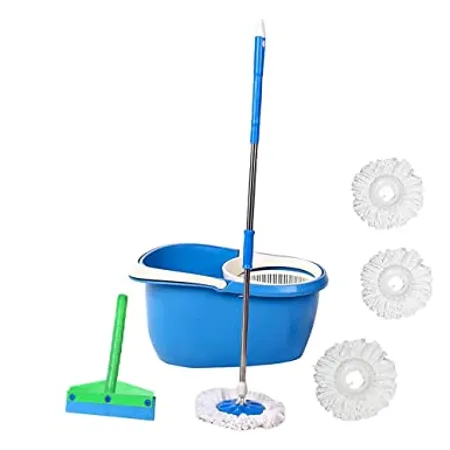 Frestol plastic Mop 4 Refill Rod Wiper Blue