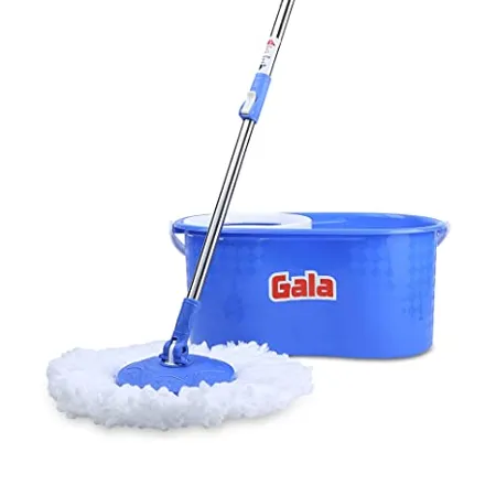 Gala Aqua Spin 151617 Mop Aqua Blue and White 