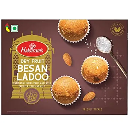 Haldirams Mithas Besan Ladoo Dry Fruit 400 g