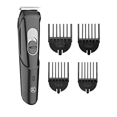 Kubra KB 2029 Rechargeable Cordless Beard Hair Trimmer For Men Black 