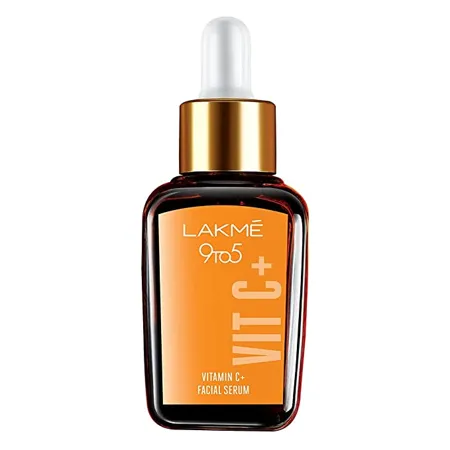 Lakme 9to5 Vitamin C Face Serum For Nourished Bright Skin with Antioxidant Rich Vitamin C Kakadu Plum Extract Non Greasy 30 ml