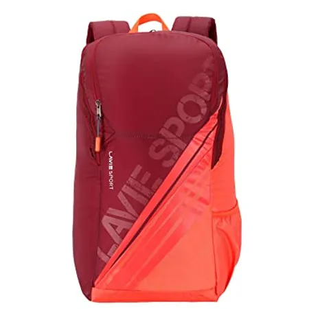 Lavie Sport Canon 24 Ltrs Latest Backpack College bags for girls boys Maroon 