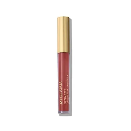 MyGlamm Ultimatte Long Stay Matte Liquid Lipstick Nude Bombshell 2 5 g Nude Lipstick With Vitamin E 8hr Long Lasting Lipstick No Smudge Waterproof Formula Vegan Cruelty Free