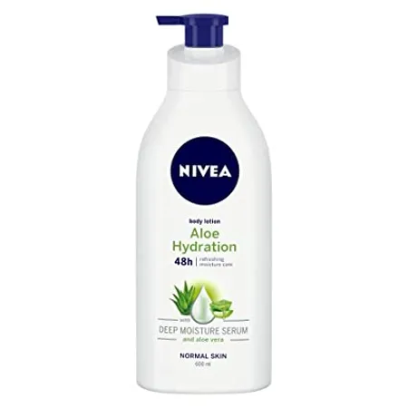 NIVEA Body Lotion Aloe Hydration with Aloe Vera for Instant Hydration in Summer for Men Women 600 ml