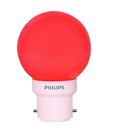 PHILIPS Deco Mini 0 5 Watt B22 Base LED Bulb Red 