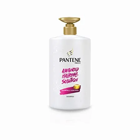 Pantene Advanced Hairfall Solution Hairfall Control Shampoo Pack of 1 1000ML Pink