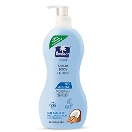 Parachute Advansed Body Lotion for Women Pro Sensitive Serum Coconut Milk Hyaluronic Acid 100 Natural Sensitive Skin 400ml